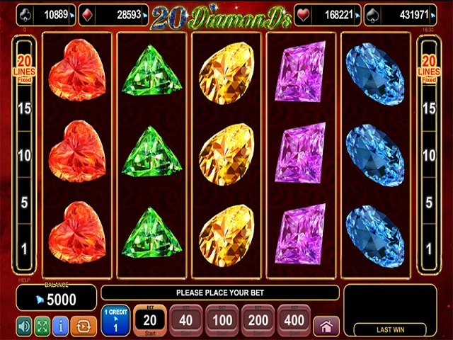 20 Diamonds Slot Machine Online for Free | Play EGT game