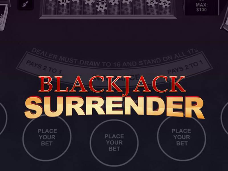 can you surrender before blackjack