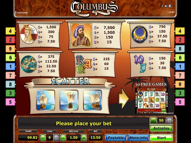 Columbus Slot