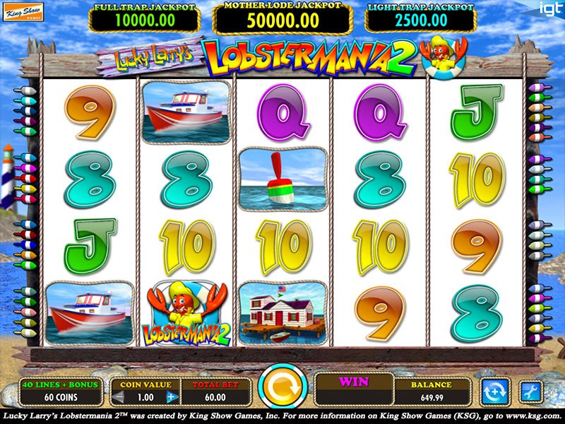 Free lobstermania slot games