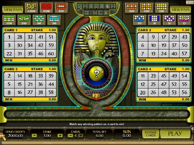 Pharaoh Bingo Slot