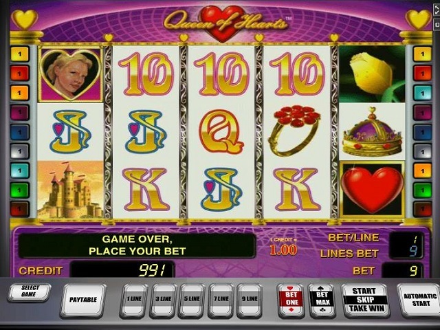 Free Online Slots Queen Of Hearts