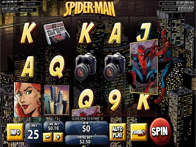 Spiderman Slot Machine