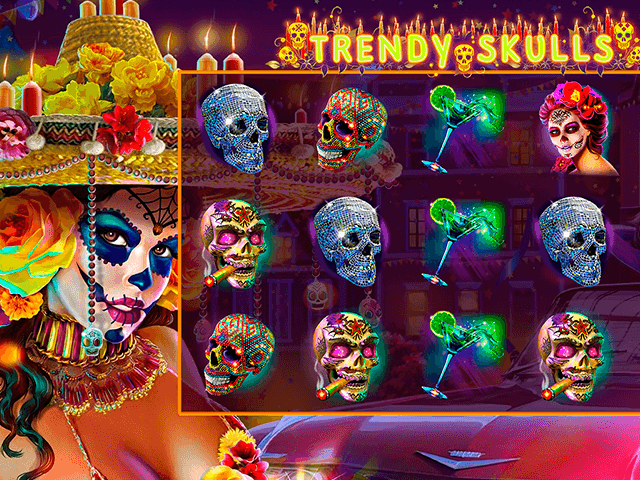 sugar skulls deluxe slot machine